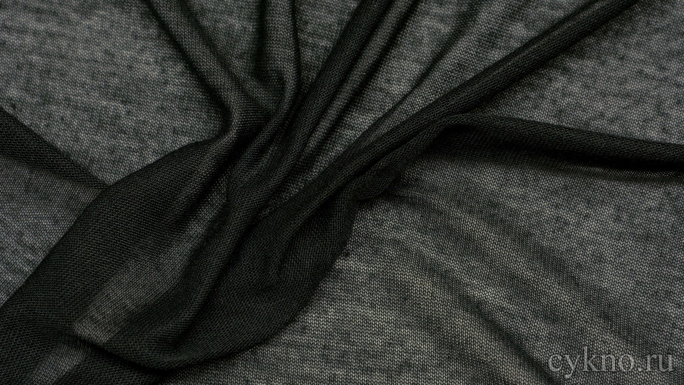 Трикотаж темно-серого цвета "Лайон"